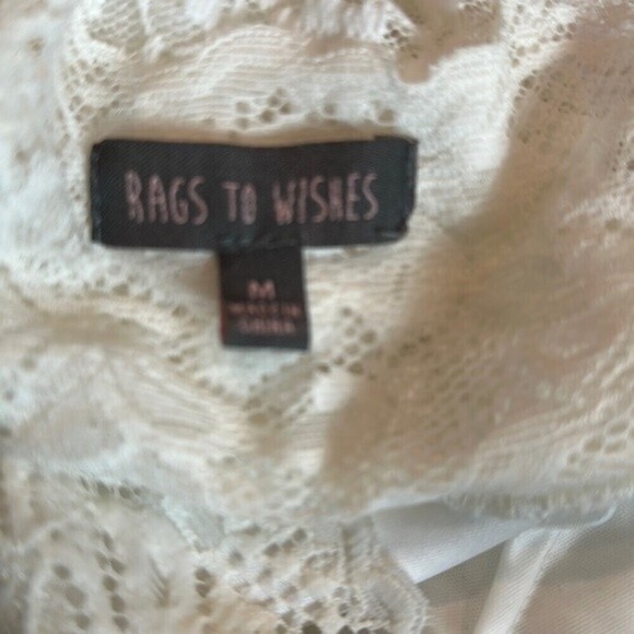 Rags To Wishes Floral Lace‎ Dress Size Medium - Picture 15 of 16